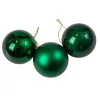 Vianočná sada 6ks gúľ, 6cm - Tmavozelená