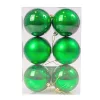 Vianočná sada 6ks gúľ, 6cm - Zelená