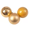 Vianočná sada 6ks gúľ, 8cm - Zlatá
