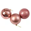 Vianočná sada 6ks gúľ, 8cm - Ružové zlato