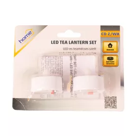 LED čajová sviečka set, biela