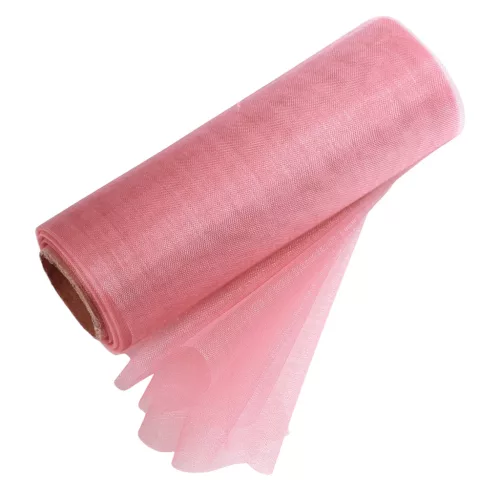 Organza Roll 12cm x 10m - Staroružová
