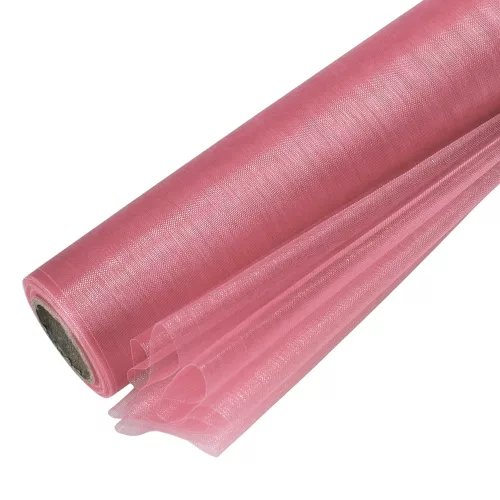 Organza Roll 24cm x 10m - Staroružová