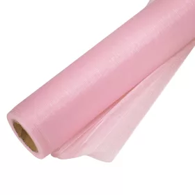 Organza Roll 24cm x 10m - Svetloružová