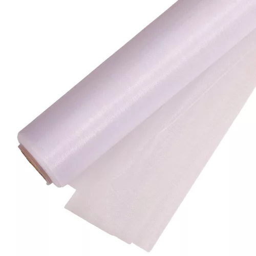 Organza Roll 48cm x 10m - Biela