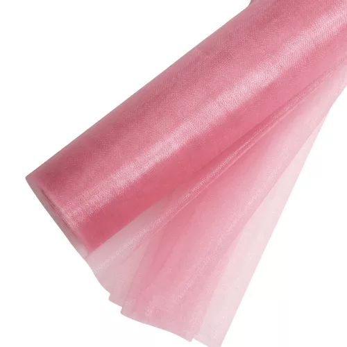 Organza Roll 48cm x 10m - Staroružová