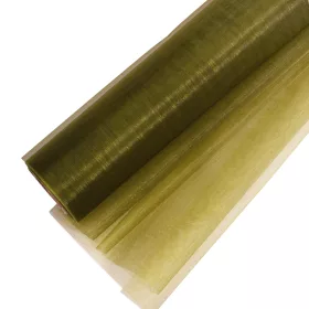 Organza Roll 48cm x 10m - Olivovozelená