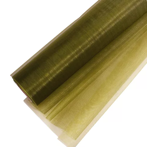 Organza Roll 48cm x 10m - Olivovozelená