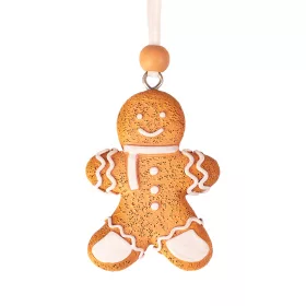   Medovníková vianočná ozdoba, polyresin, 4,5 x 6cm, na kreatívne využitie alebo na vianočný stromček