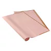 Zlatý rámček - baliaca fólia 58 x 58 cm, 20 ks. - Púdrovo ružová