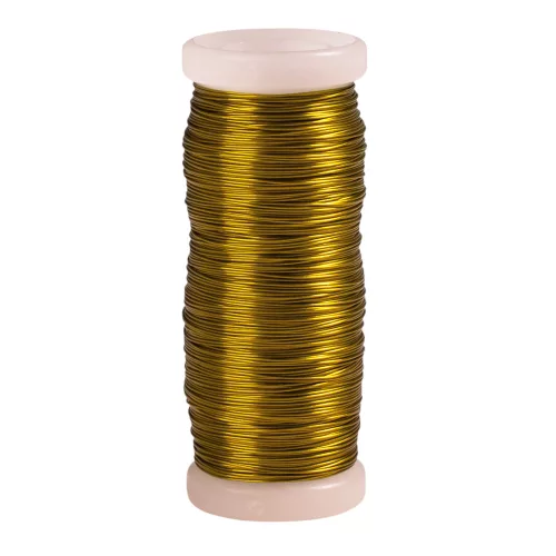 Dekoratívny drôt 0.3 mm x 80 m, 50 g - Svetlozelená