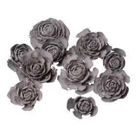Cédrová ruža 3–5cm 10ks./bal - Popolavosivá