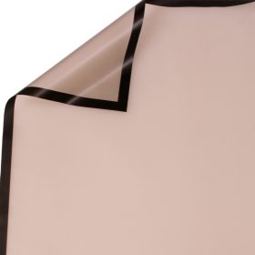   Matná fólia hárok s rámom, mierne priesvitná 57 x 57cm, 20pcs. - Čierna