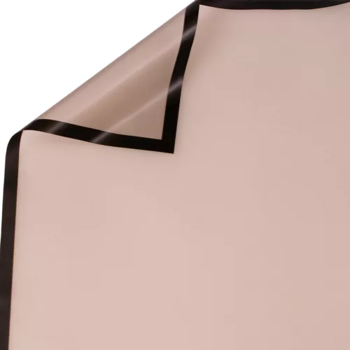 Matná fólia hárok s rámom, mierne priesvitná 57 x 57cm, 20ks. - Čierna