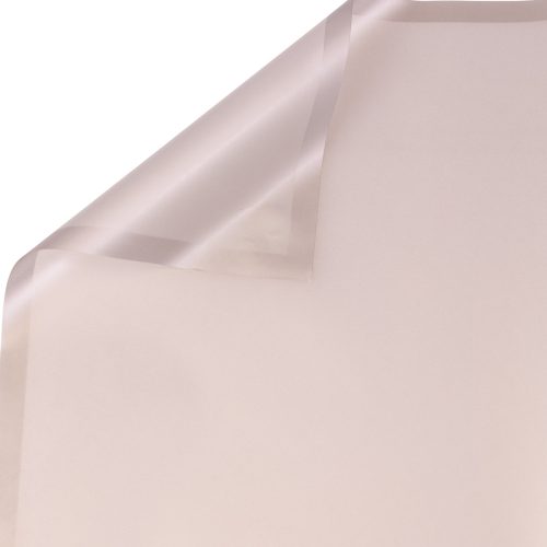 Matná fólia hárok s rámom, mierne priesvitná 57 x 57cm, 20pcs. - Strieborná