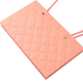   10ks. Embosovaná darčeková taška na kvety 22(v) x 10.5(š) x 13.5(h) cm - Púdrovoružová