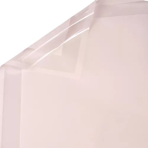 Fólia hárok s transparentným rámom 57 x 57cm, 20ks. - Lesklá biela