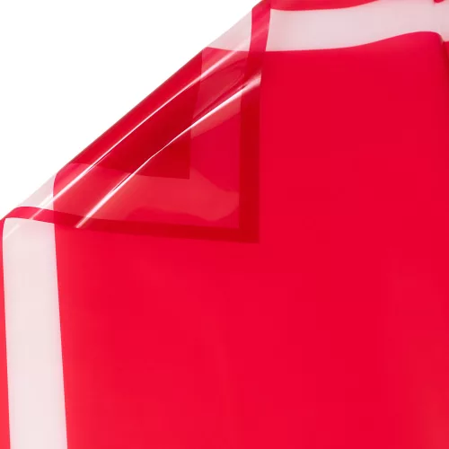 Fólia hárok s transparentným rámom 57 x 57cm, 20ks. - Lesklá bordová