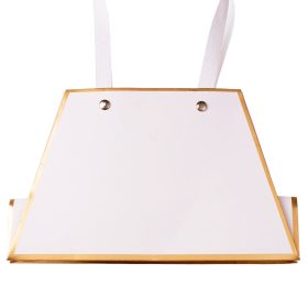 10ks. Taška na kvety 21(v) x 10(š) x 13(h) cm - Biela