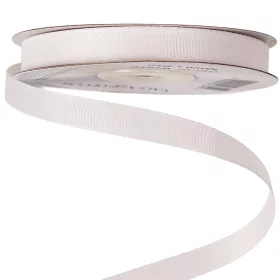 Rypsová stuha 10mm x 20m - Biela