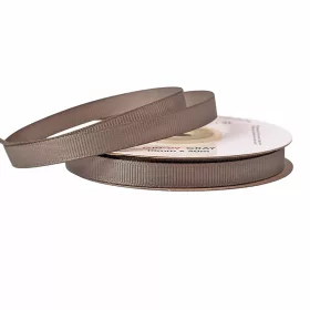 Rypsová stuha 10mm x 20m - Sivá