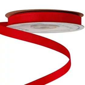 Rypsová stuha 10mm x 20m - Červená