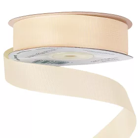 Rypsová stuha 20mm x 20m - Krémová