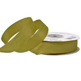 Rypsová stuha 20mm x 20m - Machovozelená