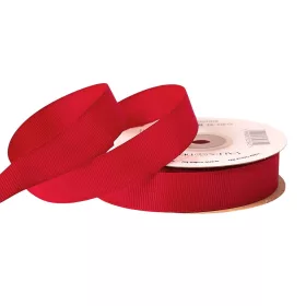 Rypsová stuha 20mm x 20m - Bordová