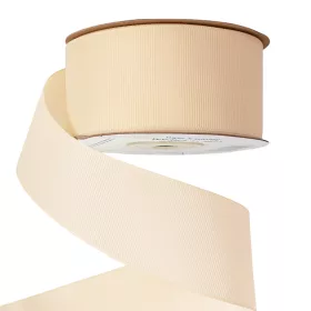 Rypsová stuha 38mm x 20m - Krémová