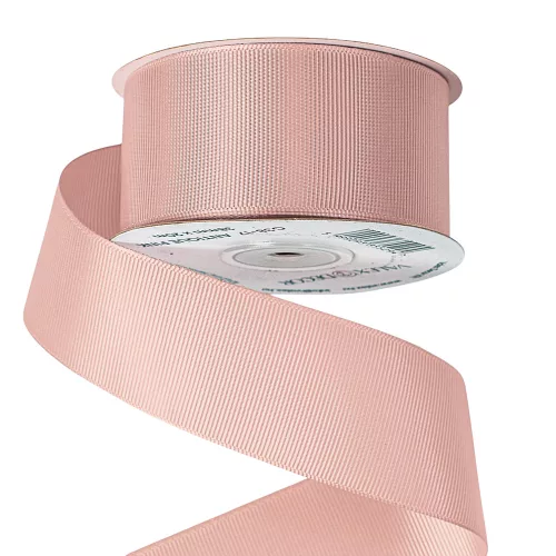 Rypsová stuha 38mm x 20m - Staroružová