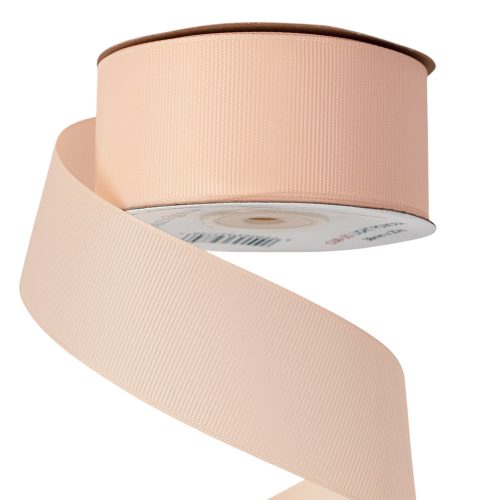 Rypsová stuha 38mm x 20m - Svetlý púder