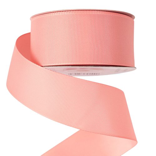 Rypsová stuha 38mm x 20m - Tmavoružová