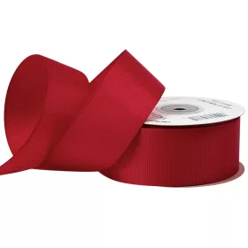 Rypsová stuha 38mm x 20m - Bordová