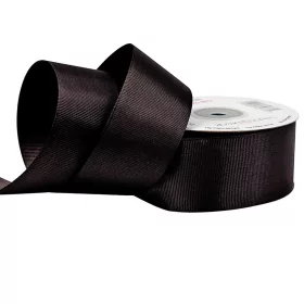 Rypsová stuha 38mm x 20m - Čierna