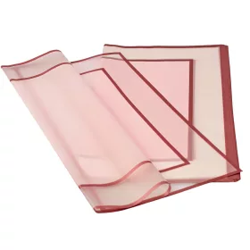   Priesvitná matná fólia s rámčekom 58 x 58 cm, 20 ks. - Púdrovo ružová