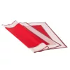 Matný priehľadný fóliový hárok s rámikom 58x58cm, 20ks - Červená