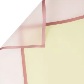   Matný priehľadný fóliový hárok s rámikom 58x58cm, 20ks - Svetlozelená