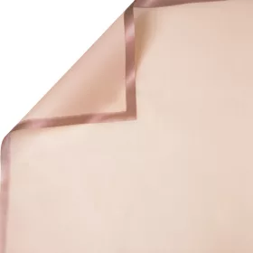   Fóliový hárok s rámikom v odtieni rose gold 58x58cm, 20ks - Púdrová ružová