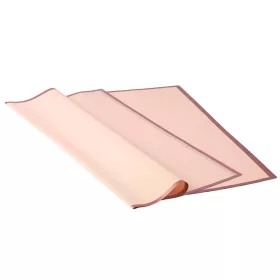   Fóliový hárok s rámikom v odtieni rose gold 58x58cm, 20ks - Púdrová ružová