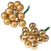 Mix balenie sklenených guľôčok na drôtiku - Zlatá