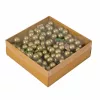 Mix balenie sklenených guľôčok na drôtiku - Zelená