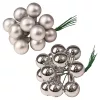 Mix balenie sklenených guľôčok na drôtiku - Strieborná