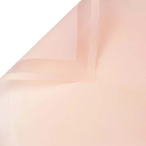 Matný fóliový hárok s rámikom 58x58cm, 20ks - Pastelová ružová