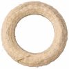 Slamený veniec potiahnutý sisalom 15cm/3cm - Biela