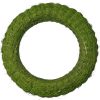 Slamený veniec potiahnutý sisalom 20cm/4cm - Zelená