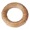Slamený veniec potiahnutý senom 20cm/4cm