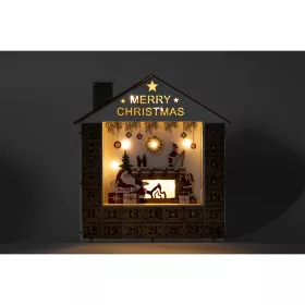 LED adventný kalendár, drevený