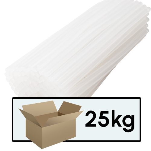 Kartón lepiacich tyčiniek (lepiaca tyčinka) 7mm x 20cm (1 kartón = 25 balíkov = cca 3025 ks.)