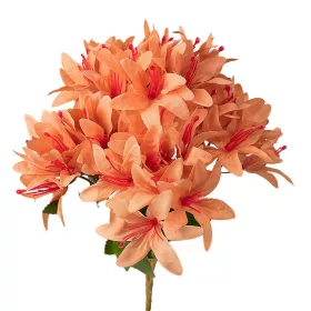 Hodvábna kytica, 5 stoniek, 29cm vysoká - Béžová